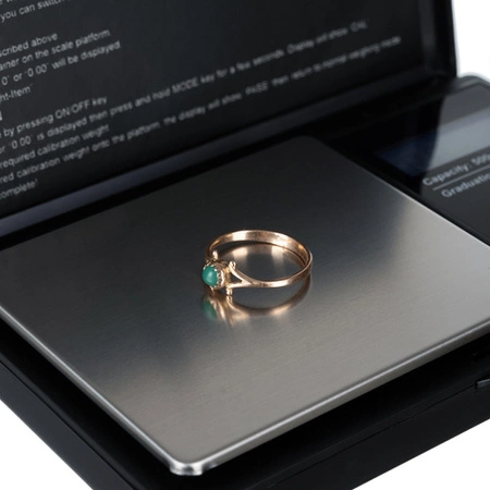 Waga Elektroniczna Precyzyjna Jubilerska 0,1g do 500g Kuchenna Podświetlana RUHHY