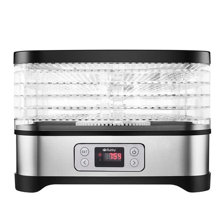 Suszarka do Grzybów Owoców Warzyw Ziół Duża Tacki + Maty Sita Nóż Szczypce Ruhhy 25929