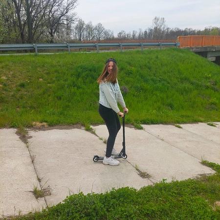 Hulajnoga Wyczynowa ABEC-9 Lekka 3kg Stunt 100kg KRUZZEL