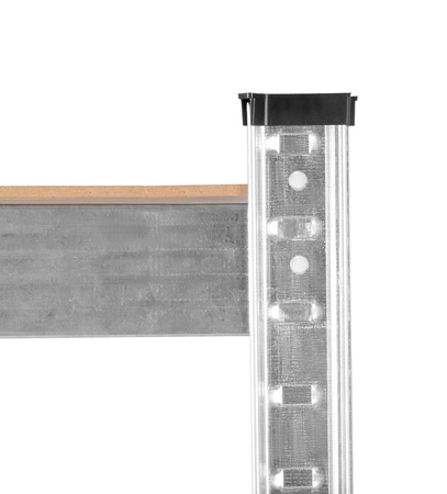 Regał Magazynowy Metalowy 150x75x30 cm 4 Półki Garażowy 540 kg do Garażu MALATEC