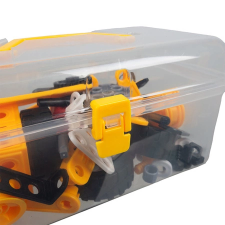 Kreatywny Zestaw Konstrukcyjny ISO TRADE Klocki 3D dla Dzieci Pojazdy 100el