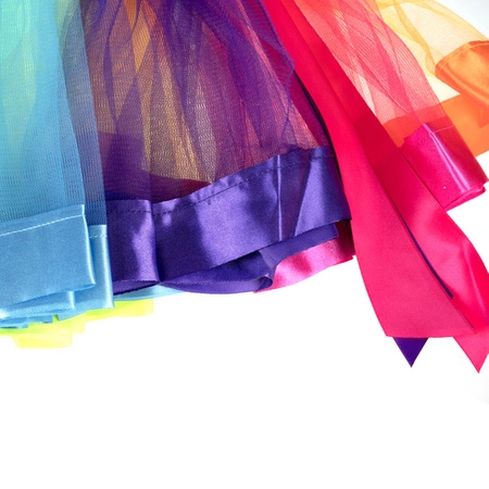 Strój Jednorożec Spódniczka Kostium Przebranie Skrzydła Tęczowy Opaska Bal KRUZZEL