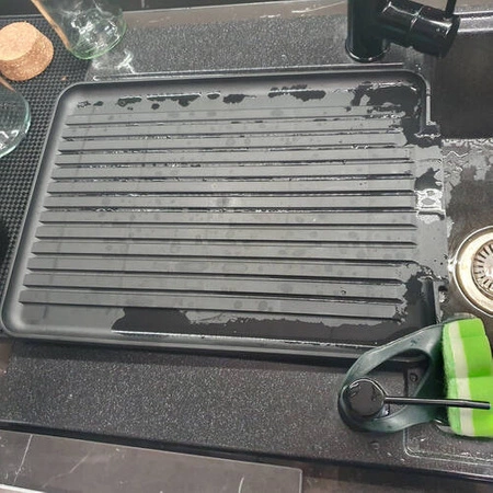 Suszarka do Naczyń Ociekacz Czarna Stojąca z Tacką RUHHY