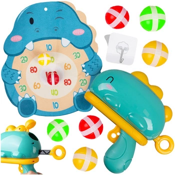 Gra Strzelające Dinozaury ISO TRADE Zręcznościowa Strzelanie do Celu Piłki