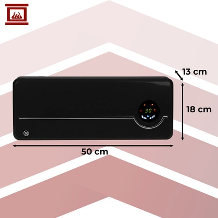 Kurtyna Powietrzna KAMINER Mocny Grzejnik Elektryczny Ścienny WiFi + Pilot