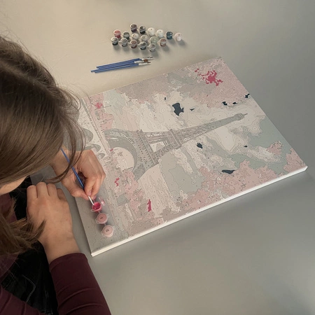 Malowanie po Numerach Obraz 40x50 Zestaw na Ramie Prezent do Malowania DIY