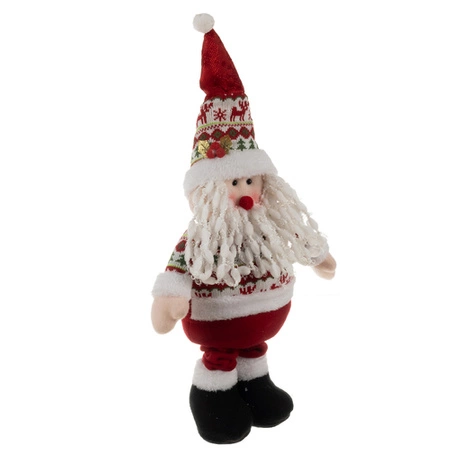 Skrzat Krasnal Mikołaj Świąteczny Teleskopowy Duży Wysoki 95cm Regulowany RUHHY