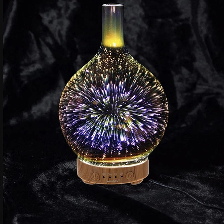 Nawilżacz Powietrza Lampka 3D Nocna Kolorowa Dyfuzor Zapachowy Aromaterapia RUHHY