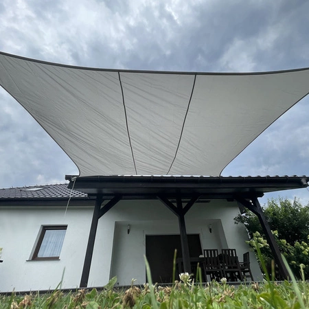 Żagiel Przeciwsłoneczny Ogrodowy Wodoodporny 3,6x3,6 m Zacieniacz Kwadrat GARDLOV