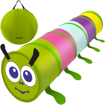 Tunel dla Dzieci Ogrodowy do Domu Gąsienica Samorozkładający Duży Składany KRUZZEL