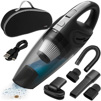 Odkurzacz Samochodowy Bezprzewodowy Ręczny Akumulatorowy Mocny Końcówki USB Xtrobb 26203