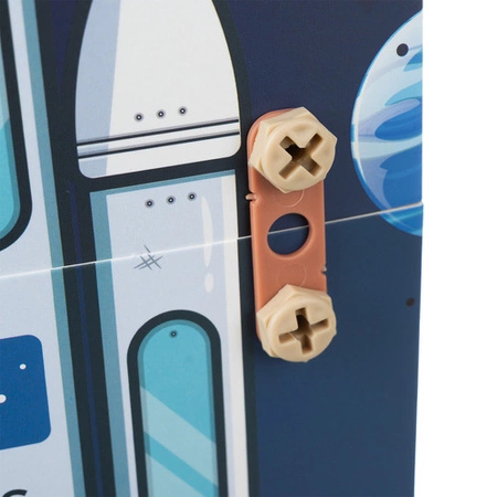 Klocki konstrukcyjne 3D KOSMOS Iso Trade 161el Wkrętarka Prezent dla Dzieci 26579