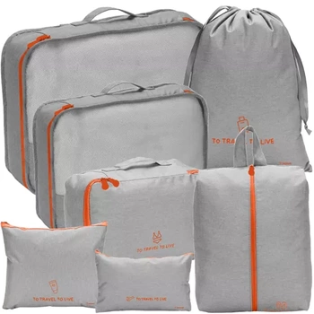 Organizer Podróżny do Walizki Torby Etui Zestaw Torba x 7 na Ubrania Buty TRIZAND