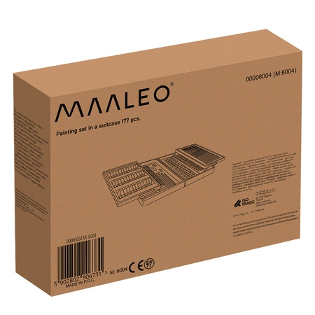 Zestaw Gigant do Malowania Rysowania Walizka Farby MAALEO