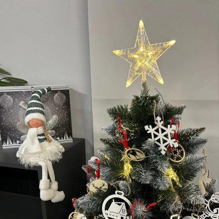 Gwiazda LED Betlejemska na Choinkę Czubek Ozdoba Gwiazdka Lampki Choinkowe RUHHY