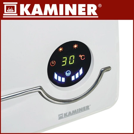 Kurtyna Powietrzna KAMINER Mocny Grzejnik Elektryczny Ścienny WiFi + Pilot