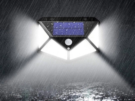 Lampa Solarna z Czujnikiem Ruchu Zmierzchu 100 LED IZOXIS