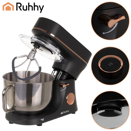 Robot Planetarny Kuchenny z Podgrzewaną Misą 5,7L Ruhhy Duży Wielofunkcyjny RUHHY