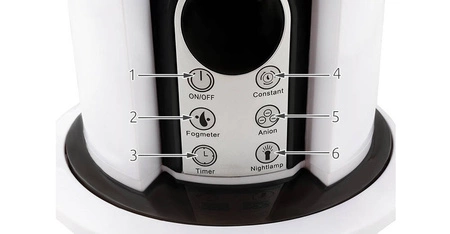 Nawilżacz Powietrza Ultradźwiękowy Jonizator Pilot MALATEC