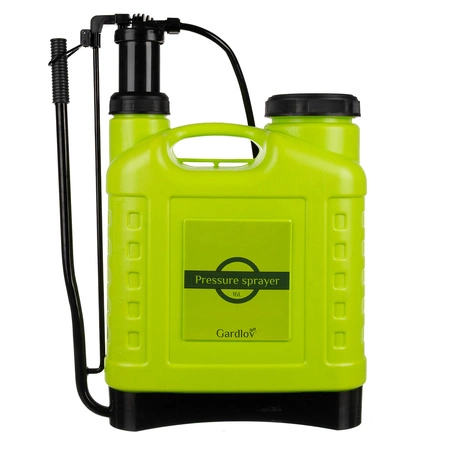 Opryskiwacz Ciśnieniowy Ręczny Ogrodowy Długi Zasięg Lanca + Wąż 170cm 16l Gardlov 25569