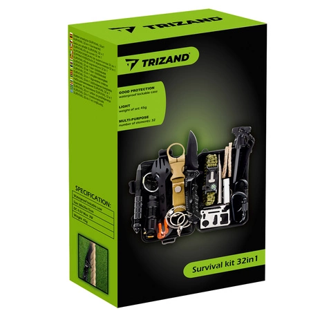 Wojskowy Survivalowy Zestaw Przeżycia Survival 32w1 TRIZAND