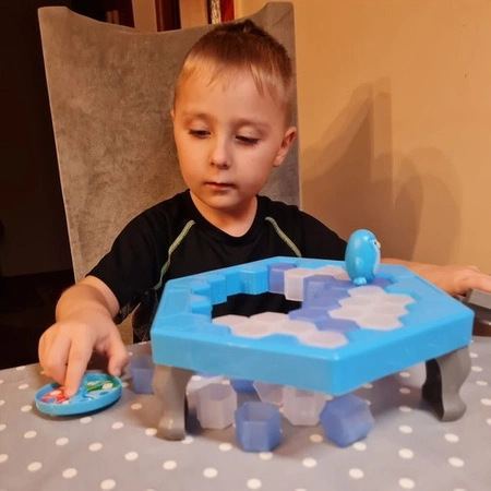 Gra Zręcznościowa Pingwin na Lodzie Pingwinek Rodzinna Prezent dla Dzieci KRUZZEL