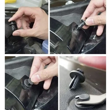 Zestaw Spinek Samochodowych Spinki do Auta Tapicerki Ściągacz Wyjmaki 626el XTROBB