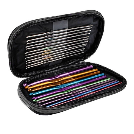 Zestaw do Szydełkowania Szydełka 0.6-6.5 Włóczka Akcesoria do Nauki 69el MAALEO 25886