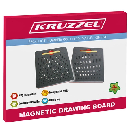 Tablica Magnetyczna MagPad 380 Kulek + Szablony KRUZZEL