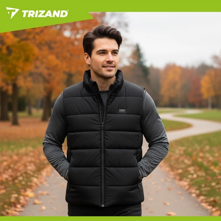 Kamizelka podgrzewana TRIZAND 11 Stref Grzania na USB bezrękawnik zimowa ogrzewana uniseks XL