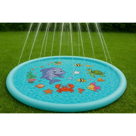 Zraszacz Wodny dla Dzieci Fontanna Wodna Mata Basen Kurtyna Wodna XL 150cm Kruzzel 25568