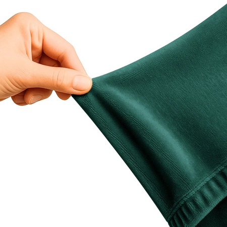 Pokrowiec na Narożnik Kanapę Leżankę Butelkowy Welur Elastyczny 190 - 230cm Ruhhy 26183