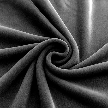 Pokrowiec na Narożnik Kanapę Leżankę Ciemno Szary Welur Elastyczny 190-230 Ruhhy 26181