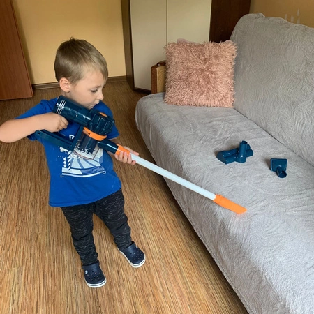 Odkurzacz Pionowy dla Dzieci z Dźwiękiem 2w1 i Ręczny Funkcja Ssania Dźwięk ISO TRADE