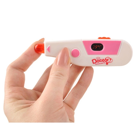 Zestaw Małego Doktora dla Dzieci XXL Iso Trade WÓZEK z EKG Akcesoria Lekarz