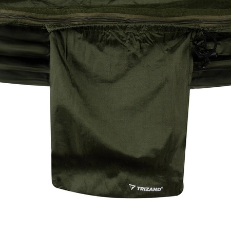 Hamak Turystyczny z Moskitierą Survivalowy Podróżny na Biwak Bushcraft Tarp TRIZAND