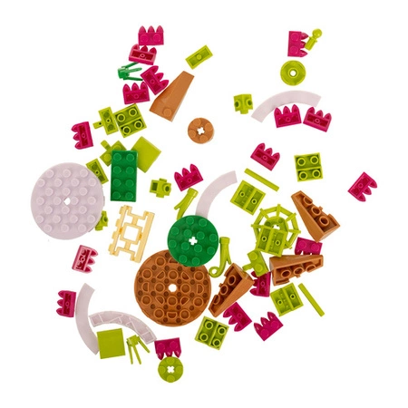 Klocki Konstrukcyjne ISO TRADE Kreatywny Zestaw 3D dla Dzieci Kwiat 172el