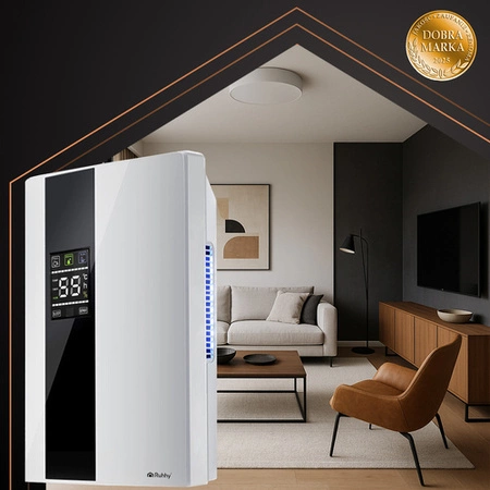 Osuszacz Powietrza Pochłaniacz Wilgoci Oczyszczacz UV Mocny 24h Pilot Ruhhy 26627