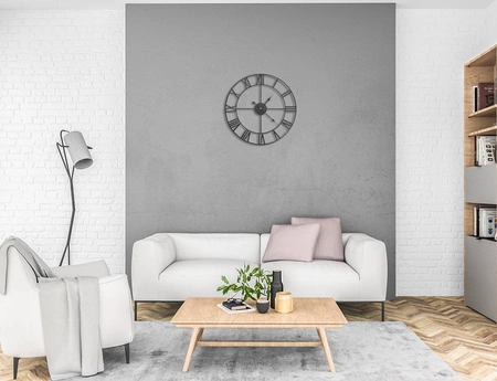 Zegar Ścienny Retro Loft Rzymski 3D Vintage Duży RUHHY
