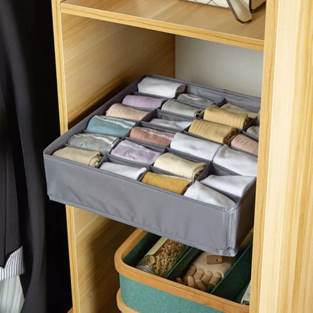 Organizer na Bieliznę Skarpetki do Szuflady Zestaw RUHHY