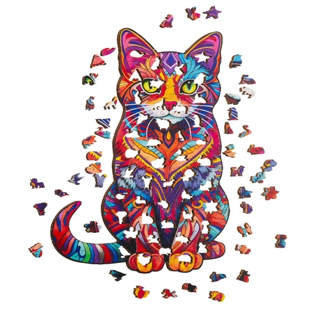 Puzzle Drewniane Układanka Klocki dla Dzieci Dorosłych Gra Logiczna Prezent KRUZZEL