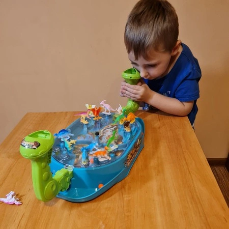 Gra Dinozaury Zręcznościowa dla Dzieci Dinozaur Bitwa Dinozaurów Strzelanka KRUZZEL