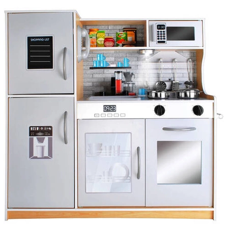 Drewniana Kuchnia dla Dzieci XL Światło Akcesoria KRUZZEL
