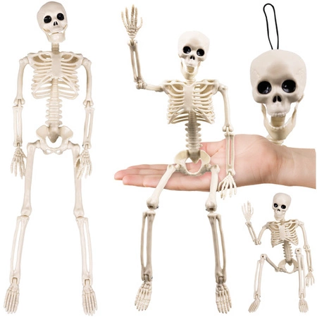 Szkielet Kościotrup na Halloween Wiszący Dekoracja Ruchomy Kości 40 cm Ruhhy 26027