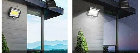Lampa Solarna z Czujnikiem Ruchu Zmierzchu 100 LED IZOXIS