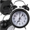 Budzik Retro Klasyczny Zegar Wyraźny Głośny Klasyk Stojący Loft Alarm + LED IZOXIS