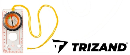 Kompas Mapowy Płytkowy Podziałka Busola Mapnik TRIZAND