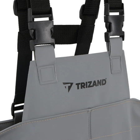 Wodery Wędkarskie Spodniobuty na Ryby Gumowe Spodnie Grube Długie Szelki 44 Trizand