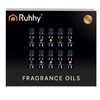 Olejki Zapachowe do Dyfuzora Patyczków Kominka Nawilżacza Zestaw 10 x15 ml RUHHY