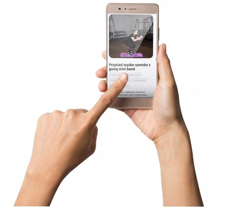 Gumy do Ćwiczeń Oporowe Fitness Zestaw 3 Taśmy + Zaczep + Plan Treningowy Trizand 25879